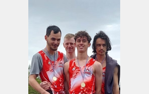 100% médaillés aux départementaux de marche, relais et épreuves combinées