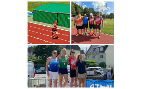 Belles performances et un podium aux championnats de France masters
